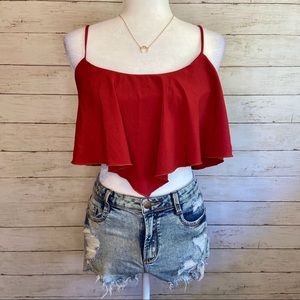 Solemio crop top summer top
